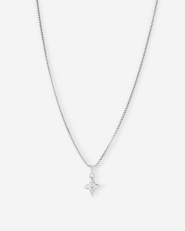 Celestia Zilverkleurig Ketting - roanross sieraden, handgemaakte sieraden, luxe heren sieraden, premium kwaliteit sieraden