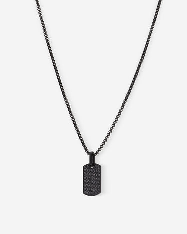 Aurora Pavé Zwart Ketting
