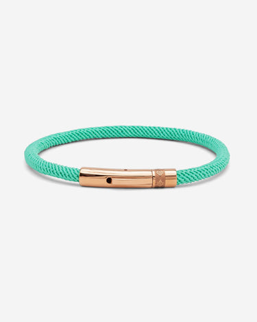 Noirèa Rosé Goudkleurig Groen Armband 4mm
