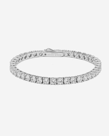 Crystal Embrace zilver Tennis Armband