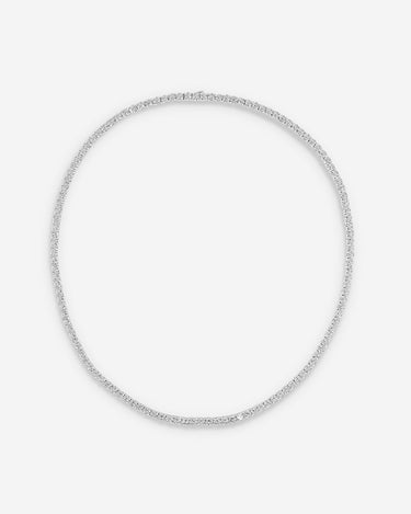 Crystal Embrace zilver Tennis Ketting