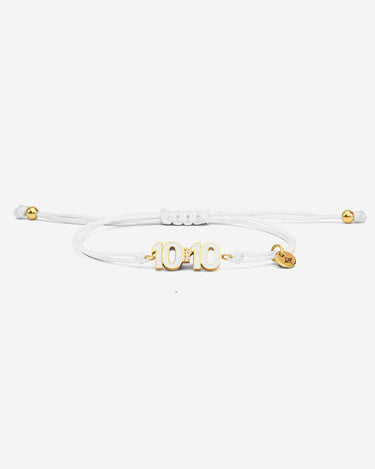 10:10 Liora Goudkleurig Witte Armband